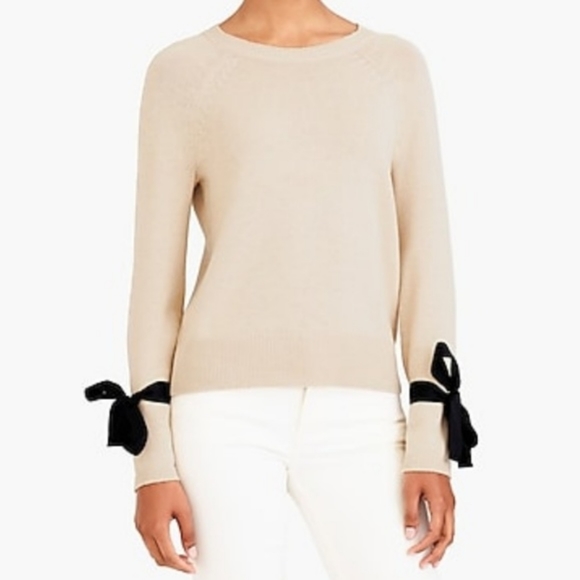 J.CREW Tie bell-sleeve pullover sweater - Picture 2 of 8
